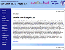Tablet Screenshot of esvjahntreysa.de